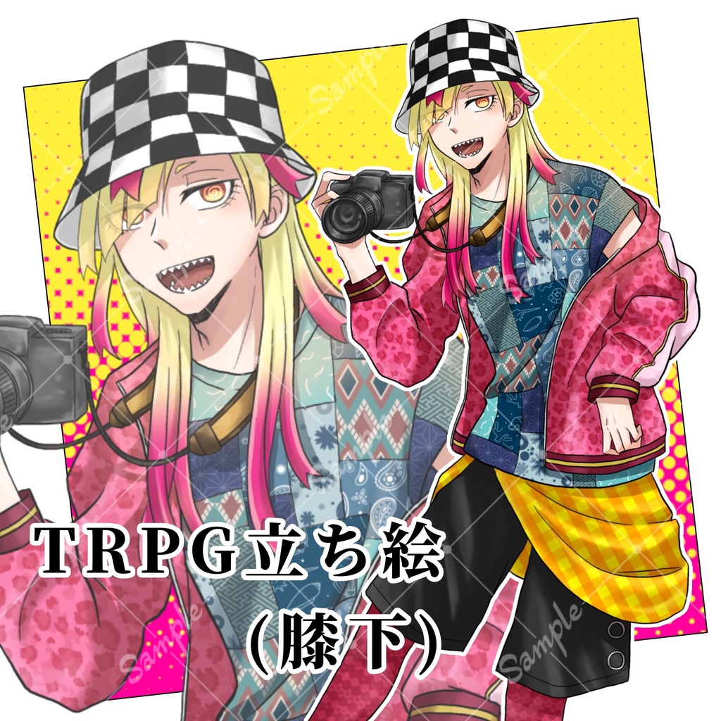 立ち絵_24【奇抜なカメラマン⓶】