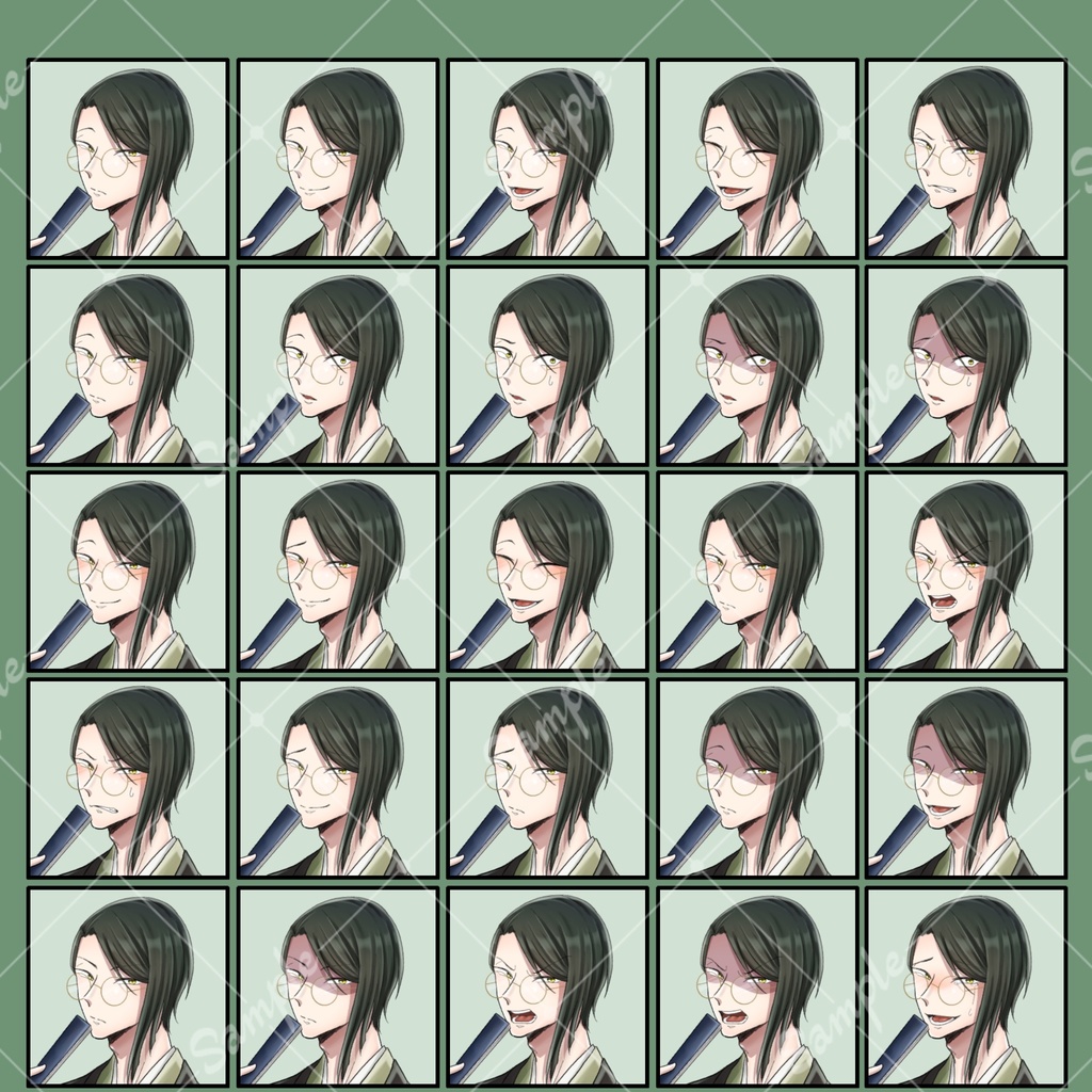 立ち絵_34【落語家風の男性】