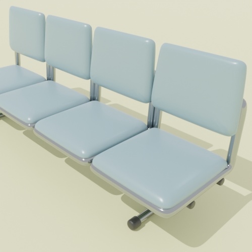 無料DL可【blender】レトロなベンチ【3Dモデル】