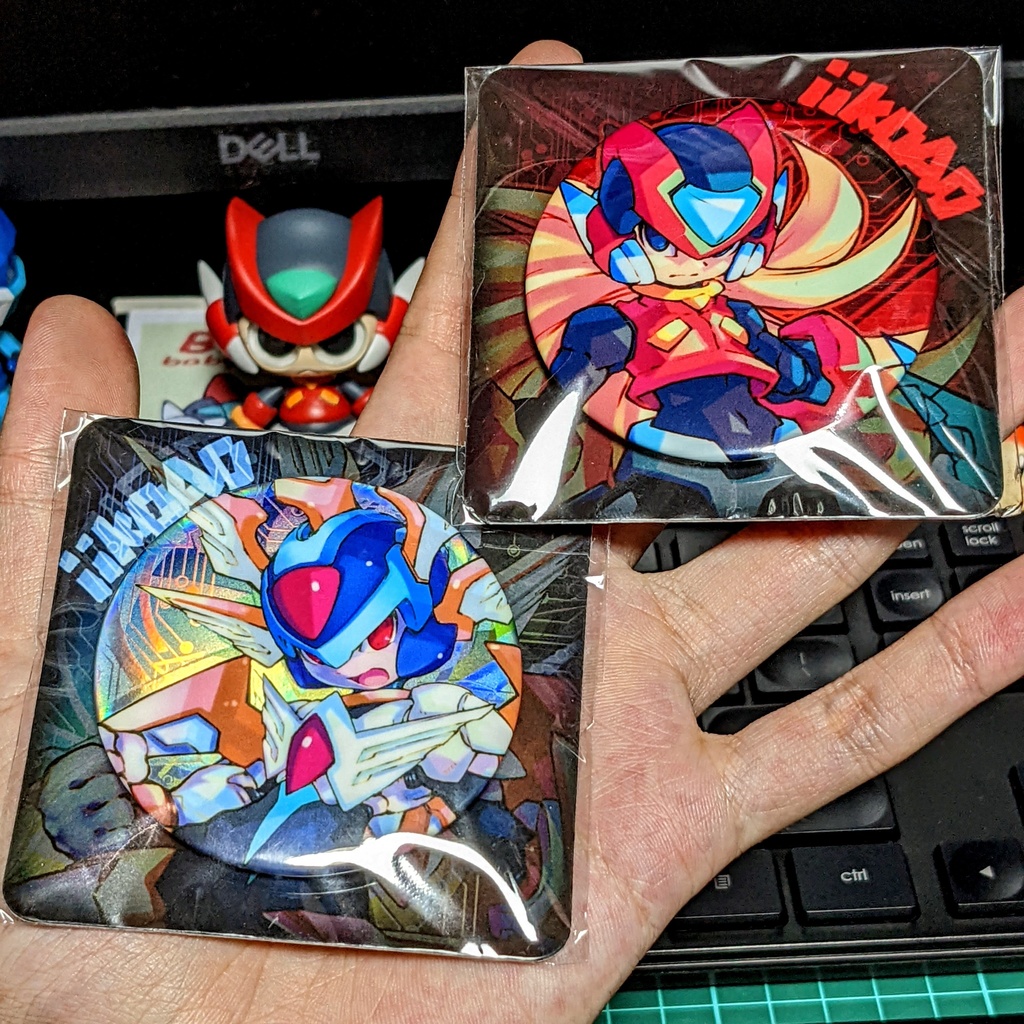 「ゼロ＆コピーエックス」 セット缶バッジ