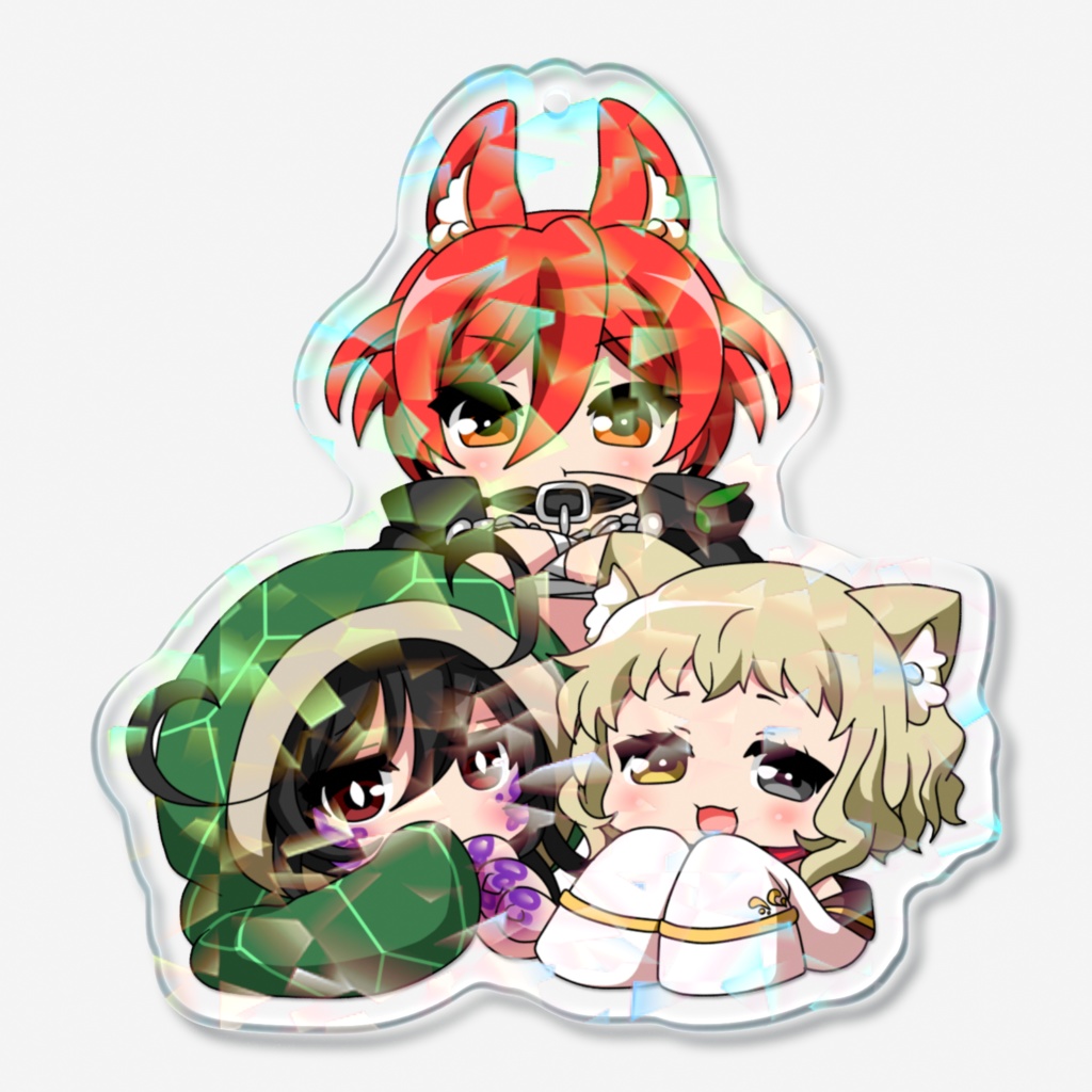 ぷにモン御三家キーホルダー