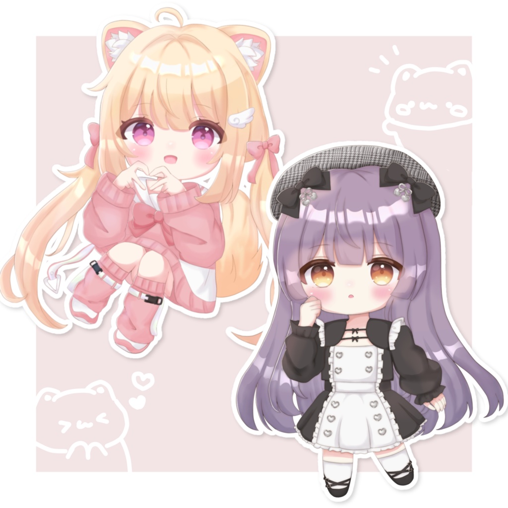 ♡アクリルキーホルダー