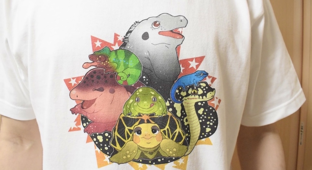 大好きはちゅはちゅ集まれTシャツ【白色半袖Tシャツ】