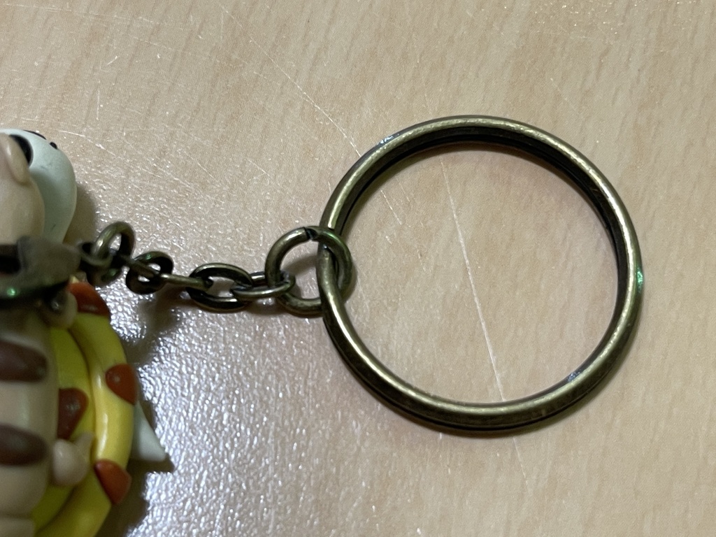 亀山さんに乗っかりキーホルダー@全二種