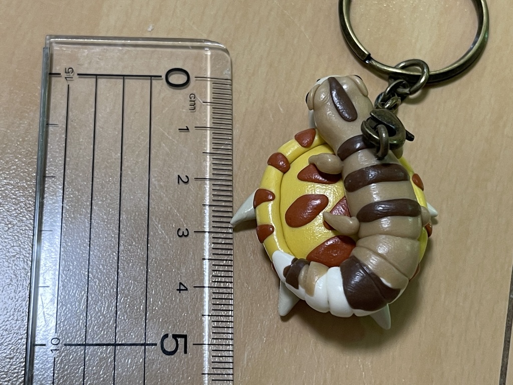 亀山さんに乗っかりキーホルダー@全二種