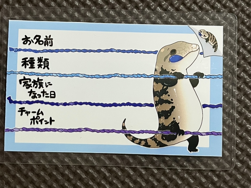 【第四弾】お名前プレート@爬虫類 全4種