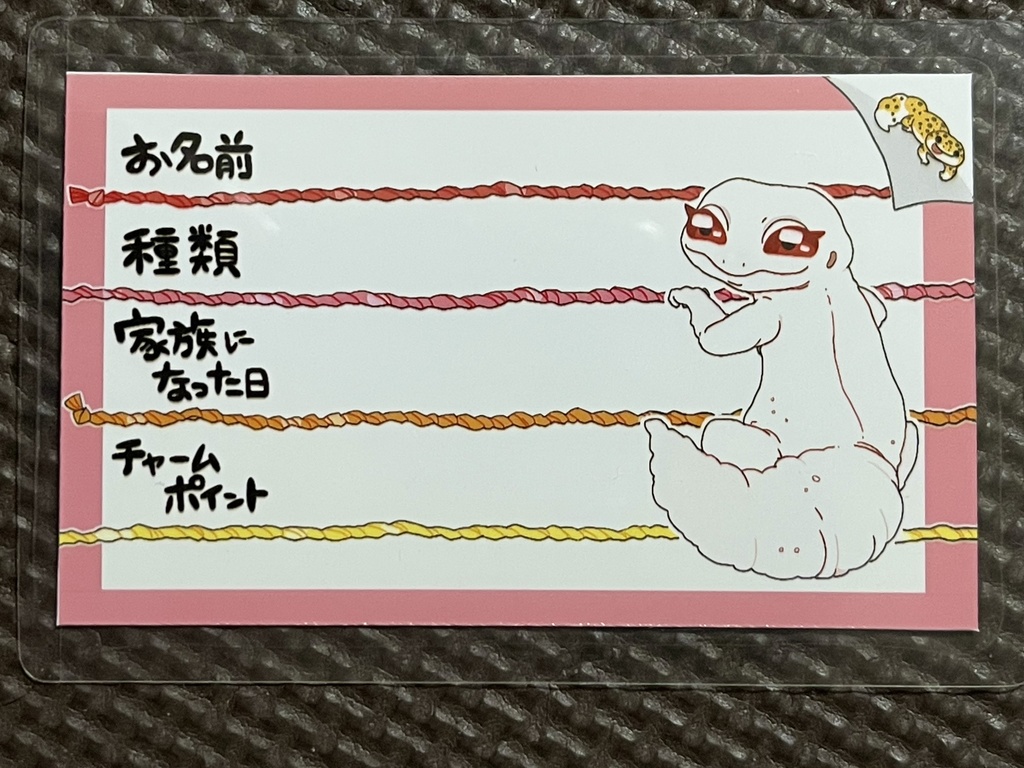 【第四弾】お名前プレート@爬虫類 全4種