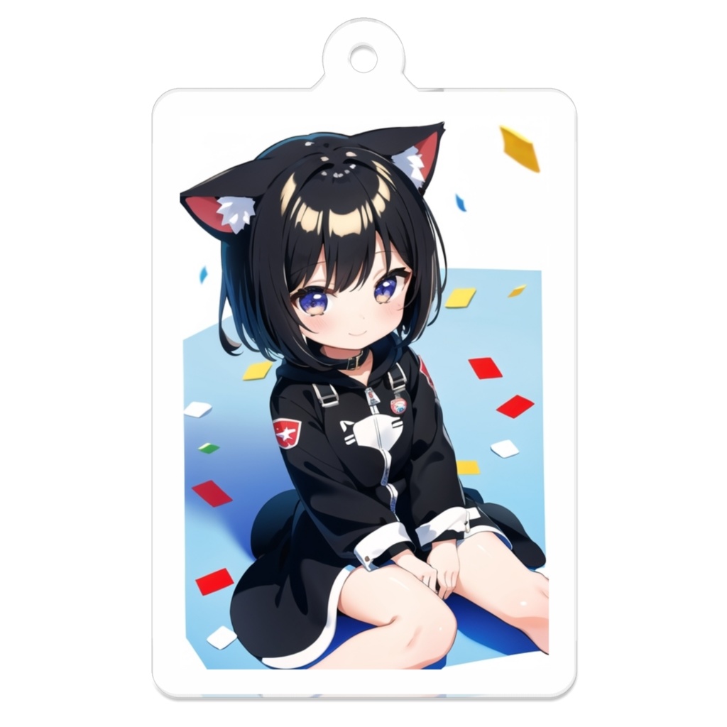 ケモミミ女の子 アクリルキーホルダー