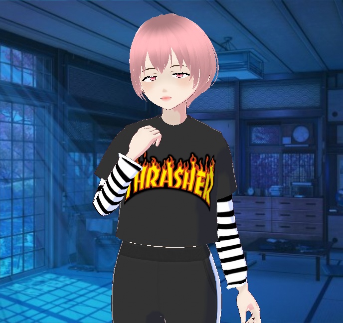 vroid Thrasher shirts (textures)