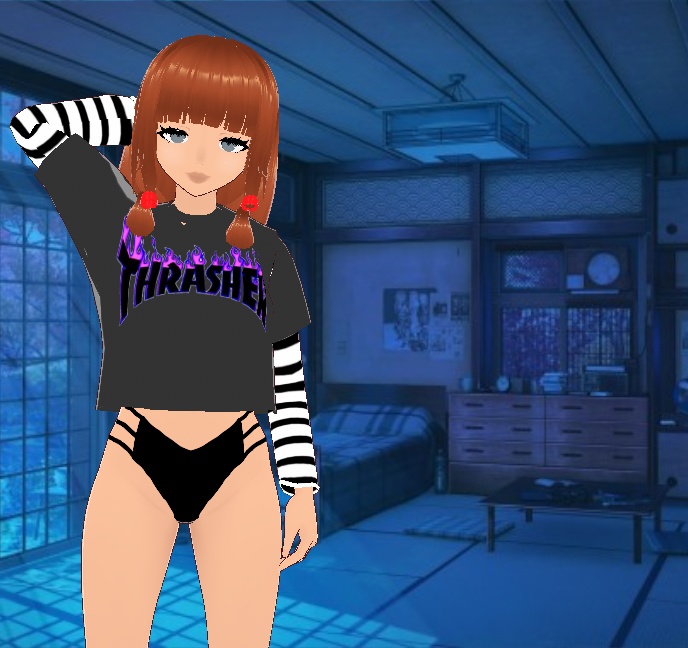 vroid Thrasher shirts (textures)