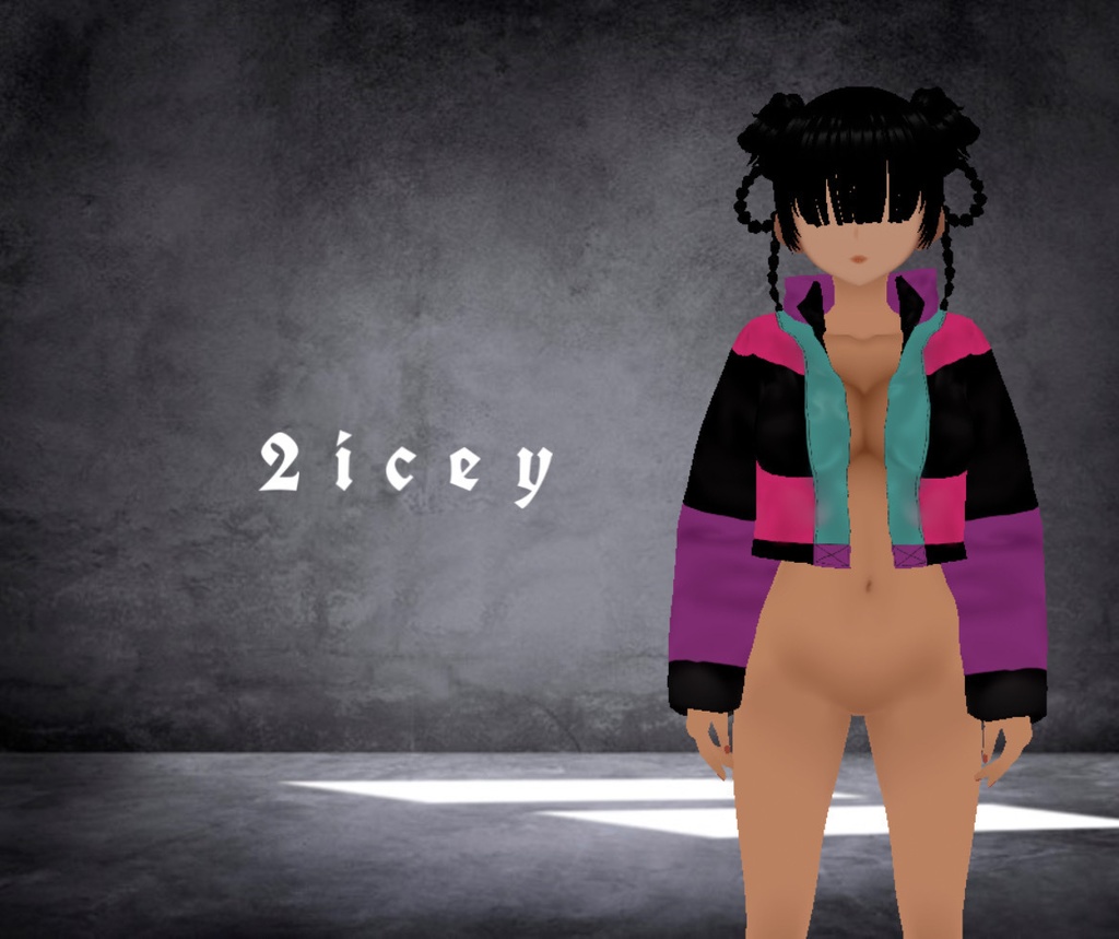 [ Vroid ] 80's Puffer jacket