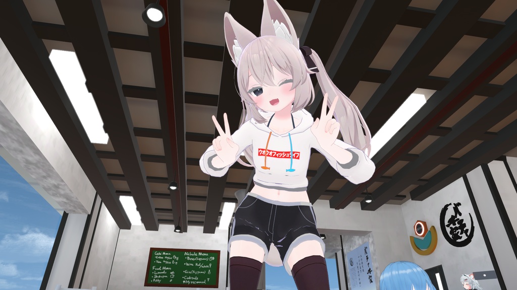 ウオウオフィッシュライフパーカー【VRChat想定】【衣装】