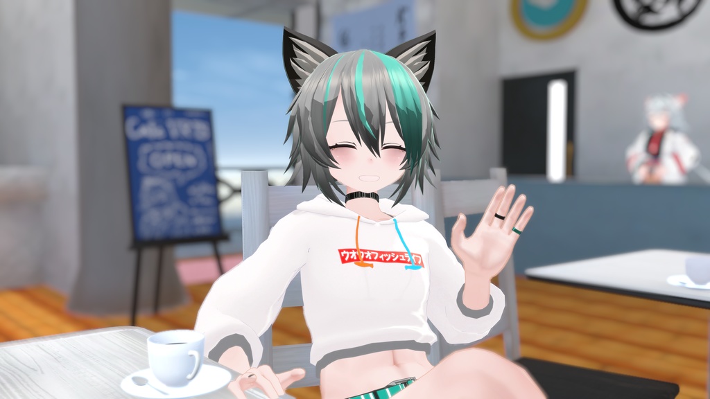 ウオウオフィッシュライフパーカー【VRChat想定】【衣装】