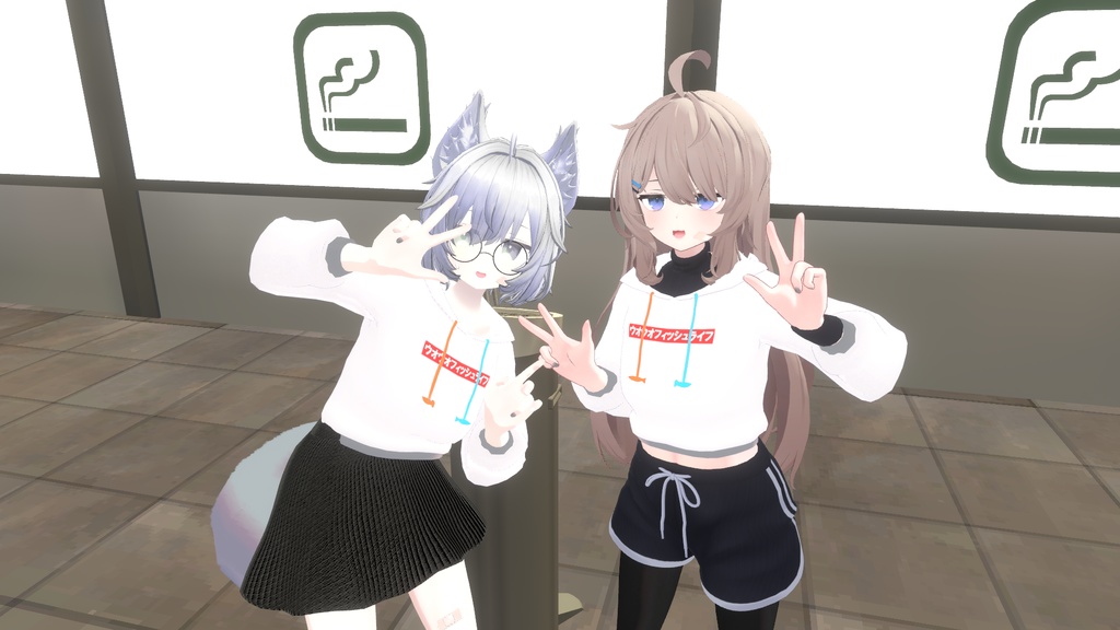ウオウオフィッシュライフパーカー【VRChat想定】【衣装】
