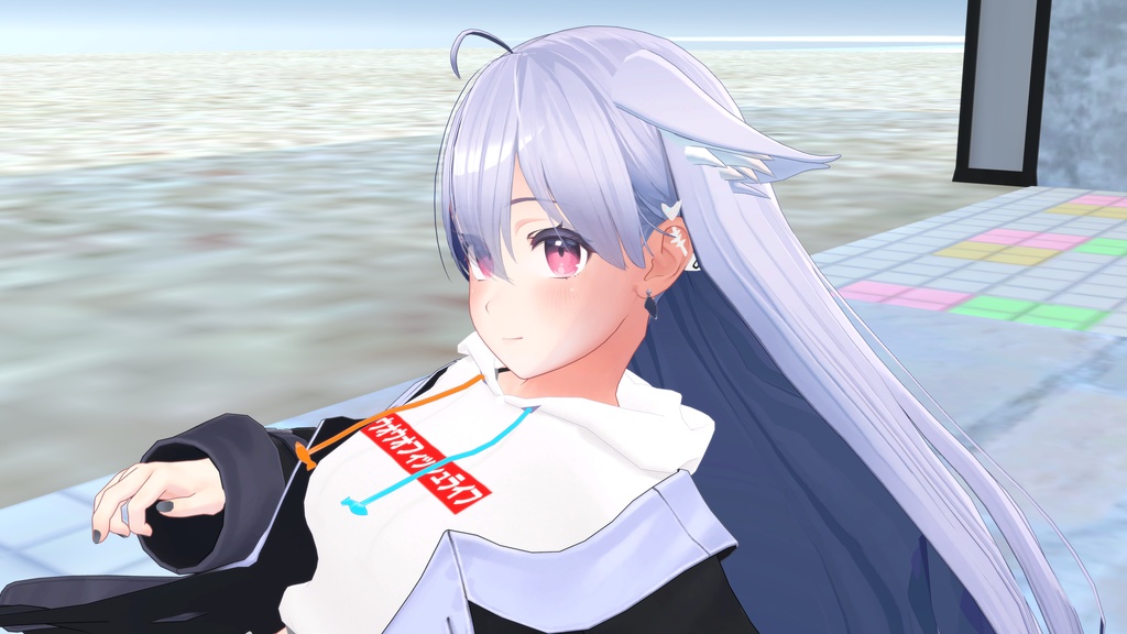 ウオウオフィッシュライフパーカー【VRChat想定】【衣装】