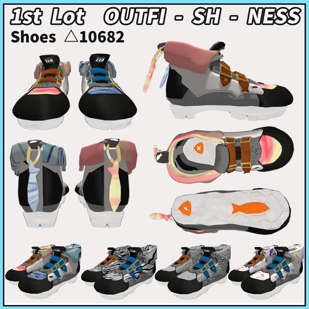 1st Lot. OUTFI-SH-NESS [Full Package Version, for Kikyo, for Street Fox, for Morira, for Fox Snow 1st Lot. OUTFI-SH-NESS [Full Package Version, for Kikyo, for Street Fox, for Morira, for Fox Snow