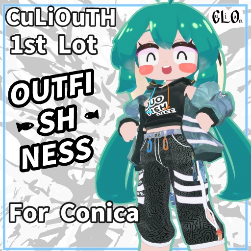 【もにもに・コニカ PC・Quest版用】CuLiOuTH 1st Lot. OUTFI-SH-NESS※フルパッケージは別売