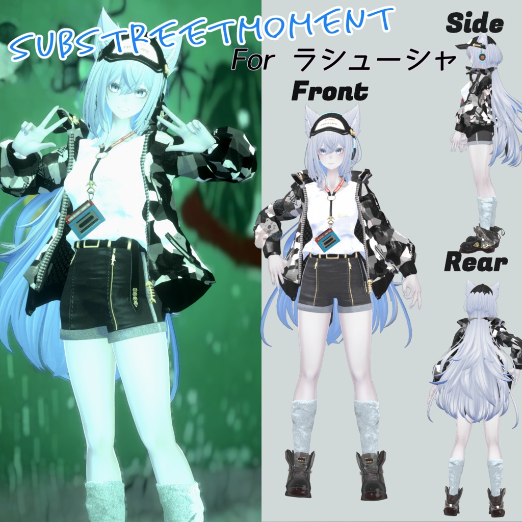 【30アバター対応】7th Lot. SubStreet Moment 【衣装】