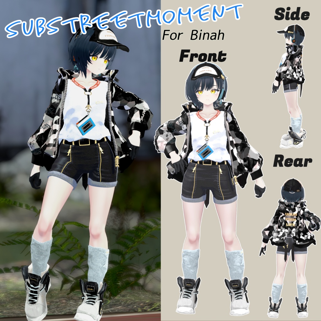 【30アバター対応】7th Lot. SubStreet Moment 【衣装】