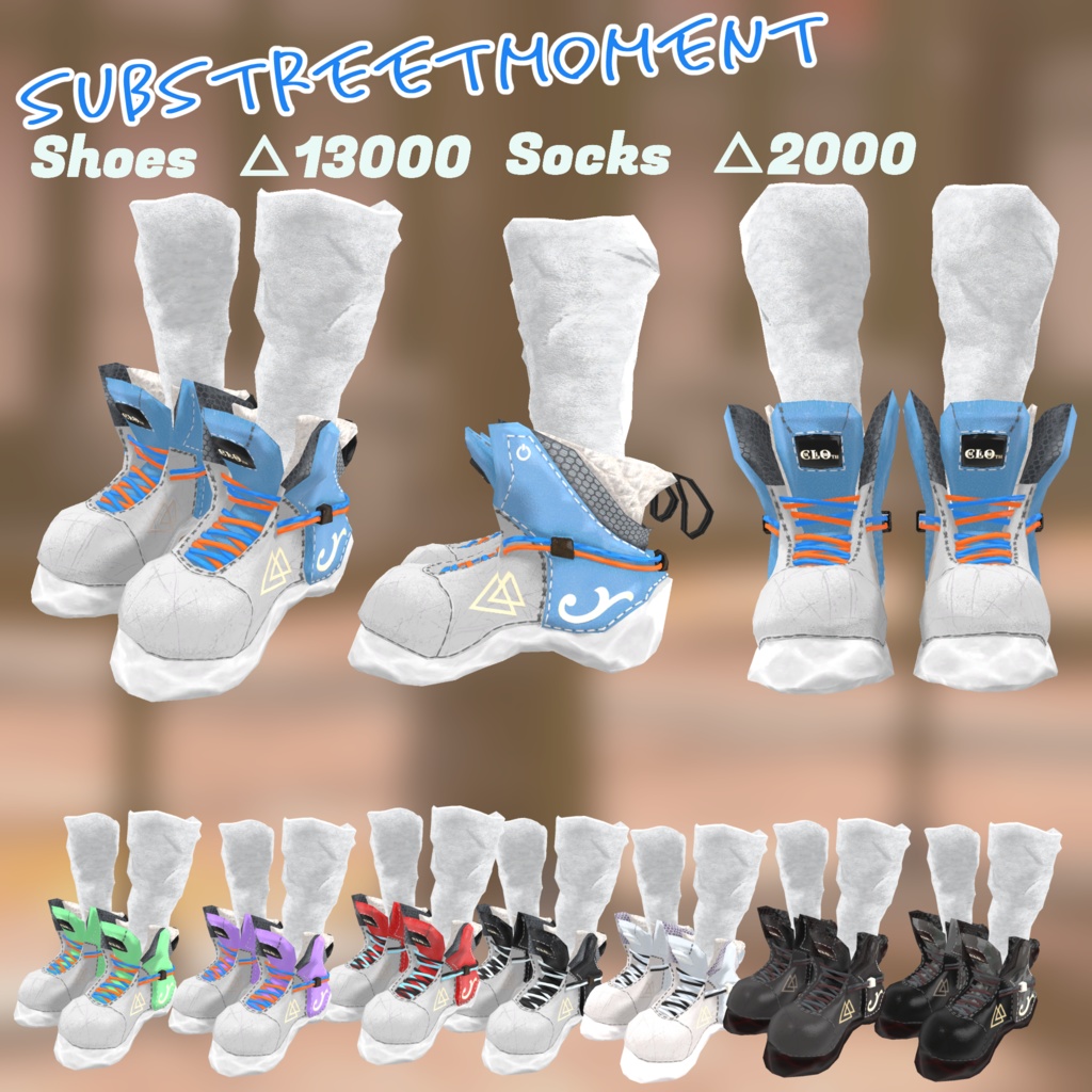 【30アバター対応】7th Lot. SubStreet Moment 【衣装】