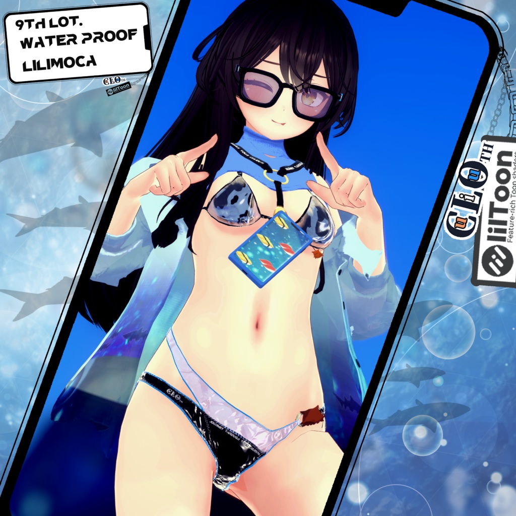 【複数アバター対応】9th. Lot. Water Proof【水着】