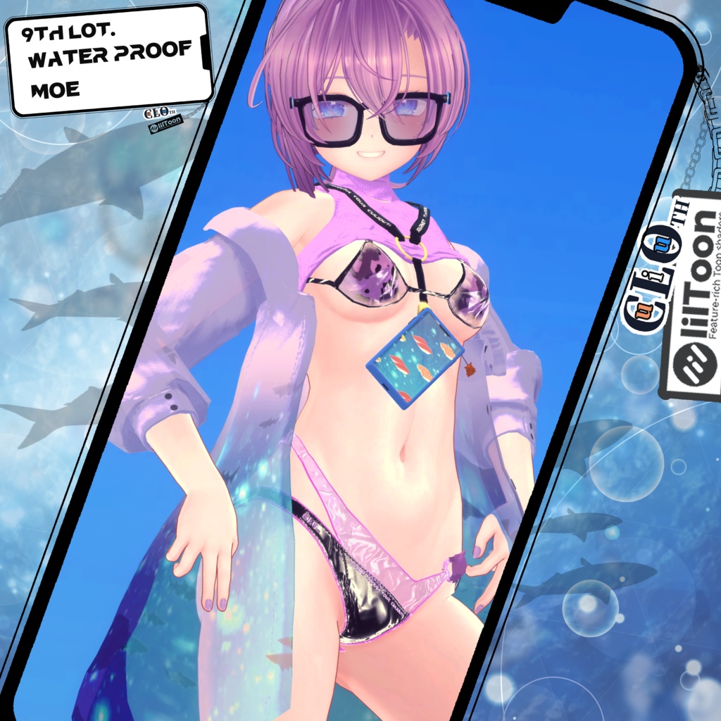【複数アバター対応】9th. Lot. Water Proof【水着】