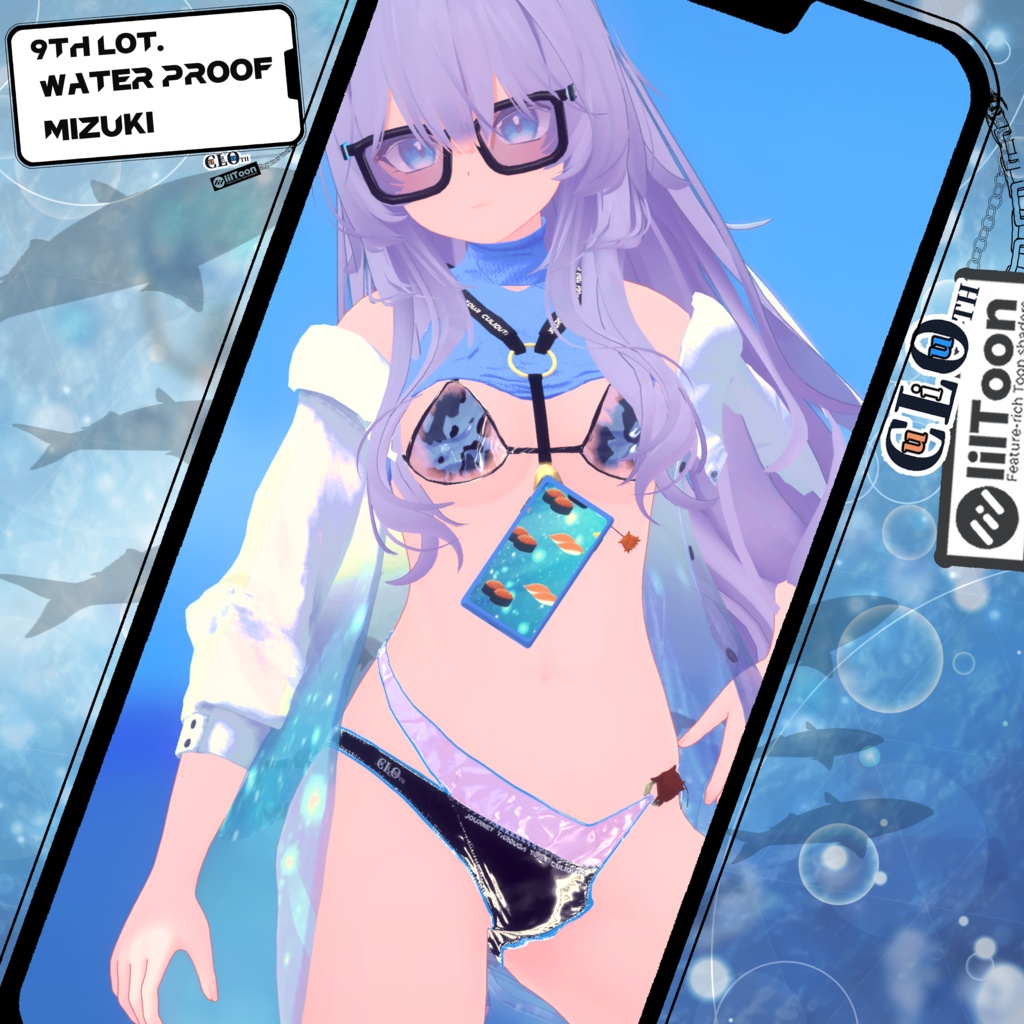【複数アバター対応】9th. Lot. Water Proof【水着】