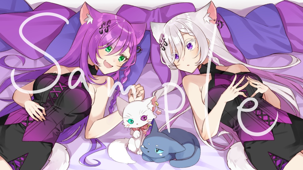 イオ&アザネ デジタルサイン入りタペストリー