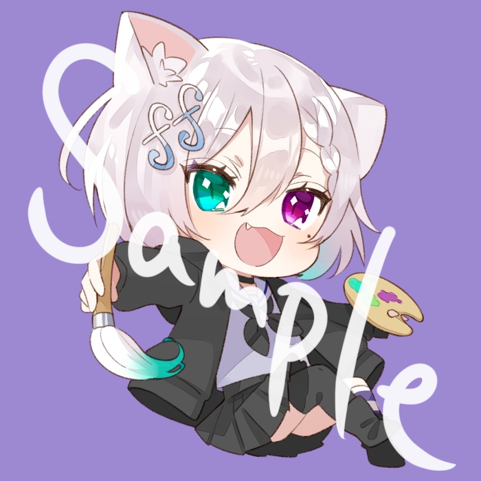 藍 アクリルキーホルダー