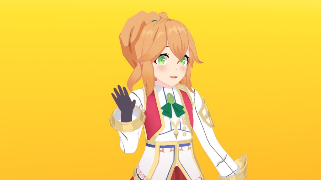 オリジナル3Dモデル(トゥバン)Original 3d character "Tuban"