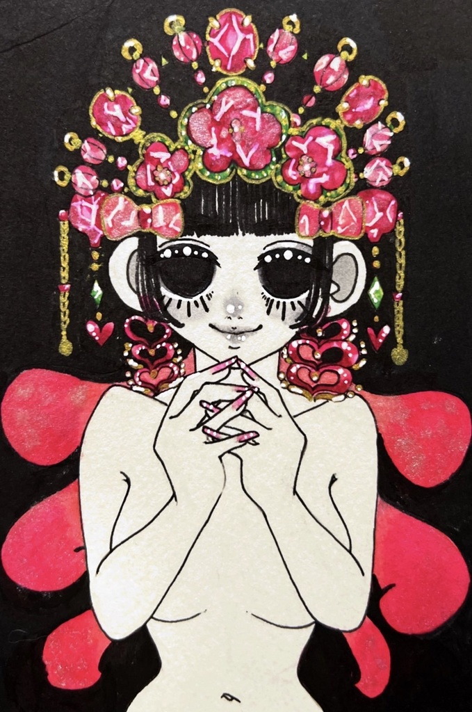 原画イラスト(ポストカードサイズ)