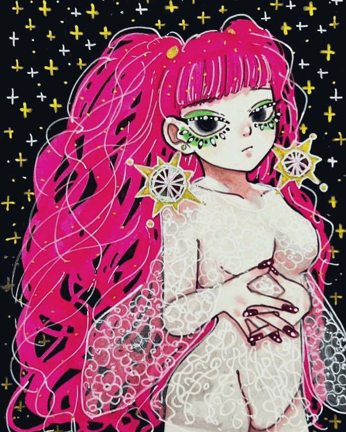 原画イラスト（ポストカードサイズ）