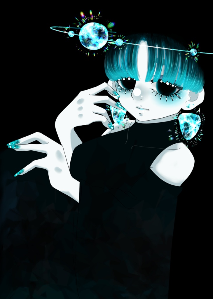こっちを見るおんな達 デジタルイラスト本(2022~2023)