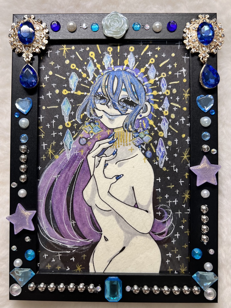 オリジナル原画【作り笑い】