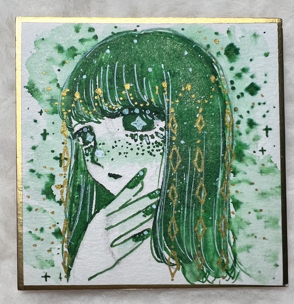 豆色紙(ドローイング)