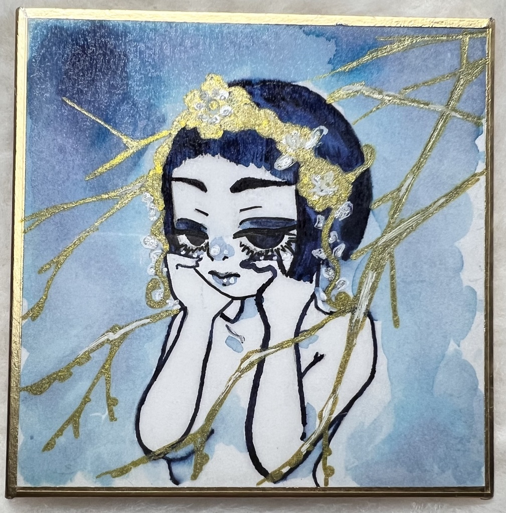 豆色紙(ドローイング)