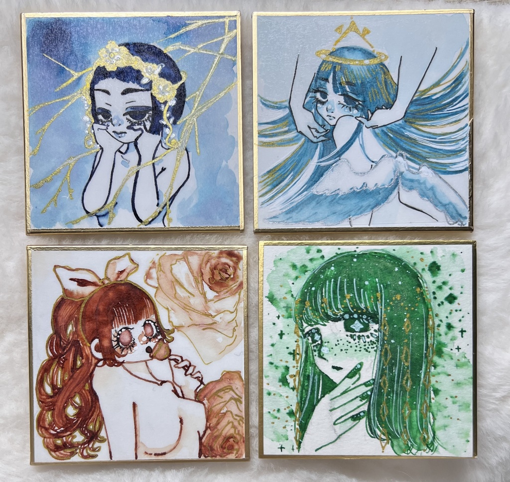 豆色紙(ドローイング)