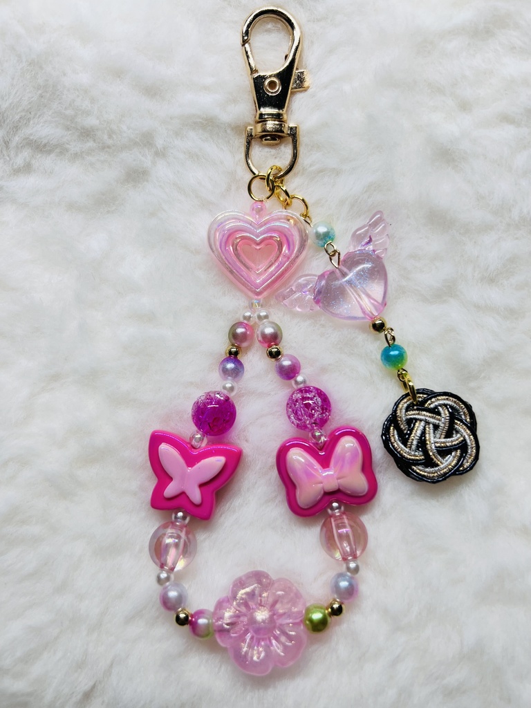 ビーズキーホルダー