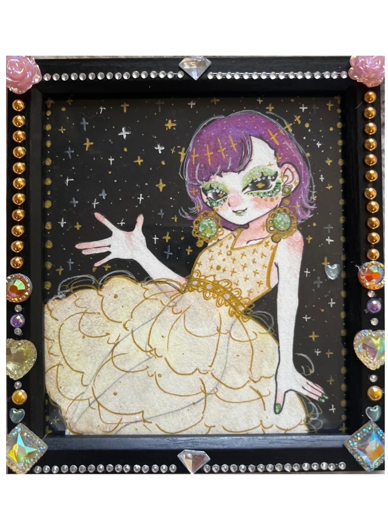オリジナル色紙【星のダンスを踊りましょう】