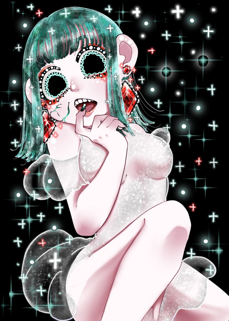 【一点物】エメちゃん|こっちを見るおんな人形