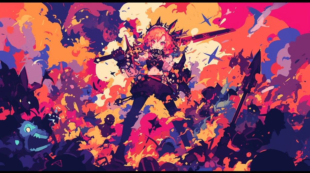 RPG中盤のボスっぽい戦闘曲