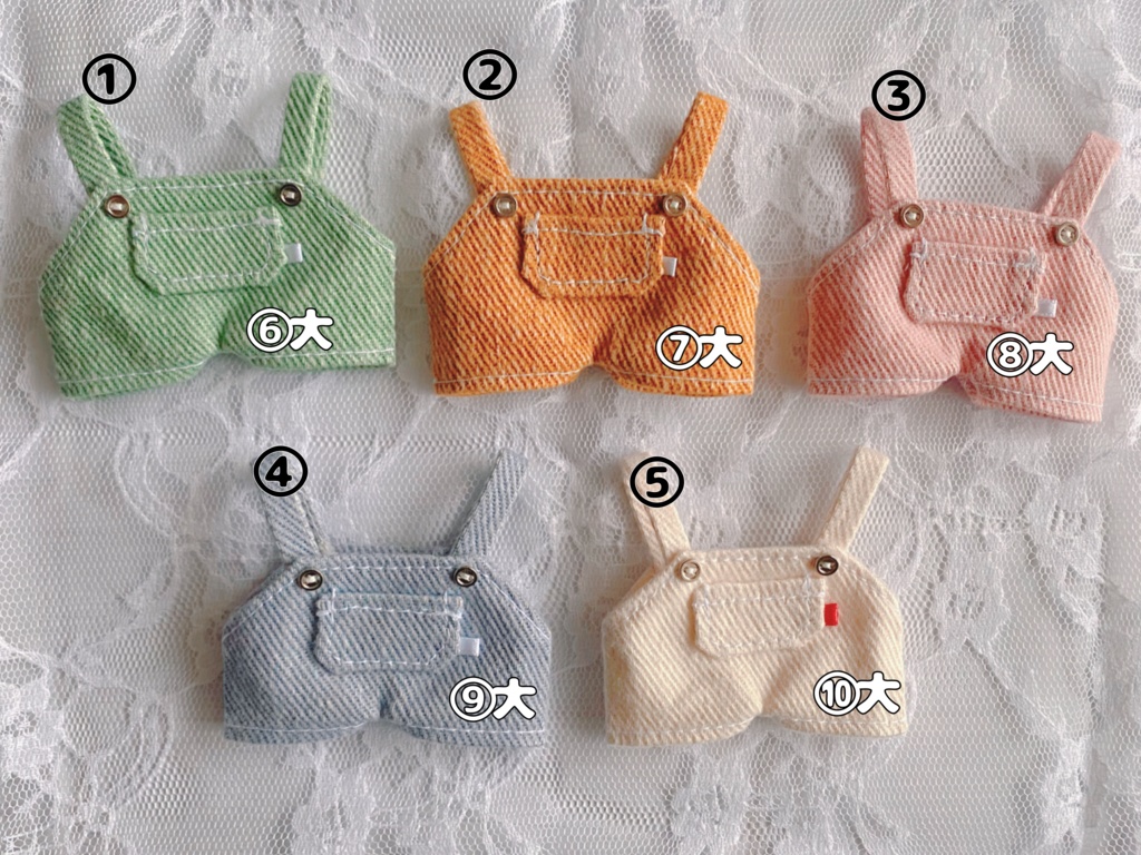 «ちびぐるみ用»サロペット&Tシャツセット