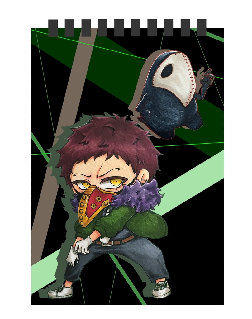 A6スケッチブック(治崎＆ミミック)