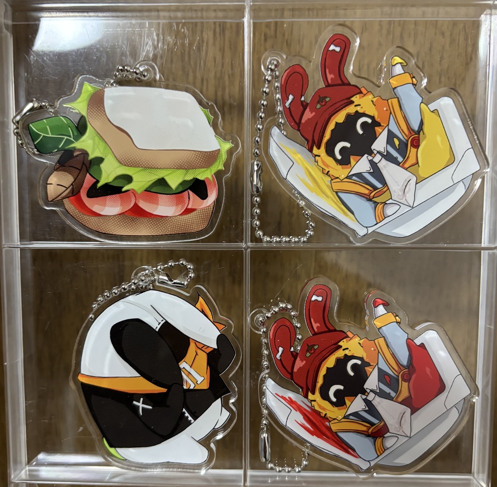 ボンプ アクリルキーホルダー