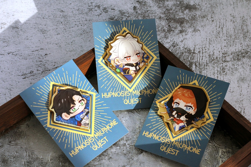 M.T.C日常/オンラインゲームシリーズ同人アクリルブローチ