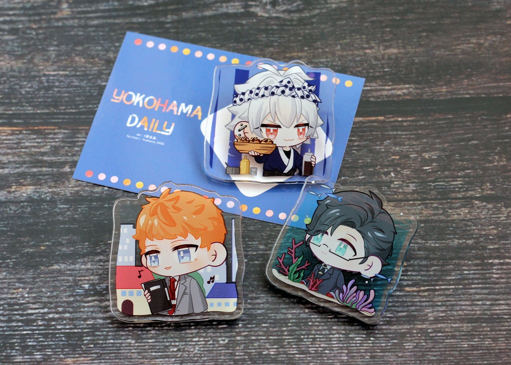 M.T.C日常/オンラインゲームシリーズ同人アクリルブローチ