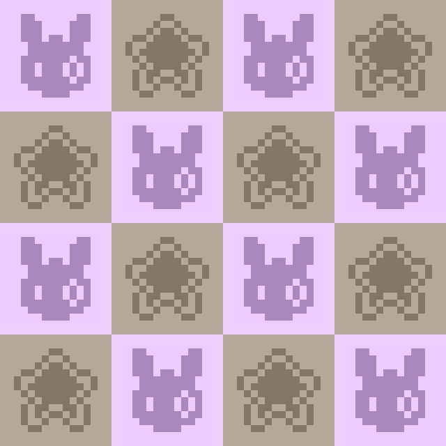 ドット絵 ボイチェビパターン背景素材