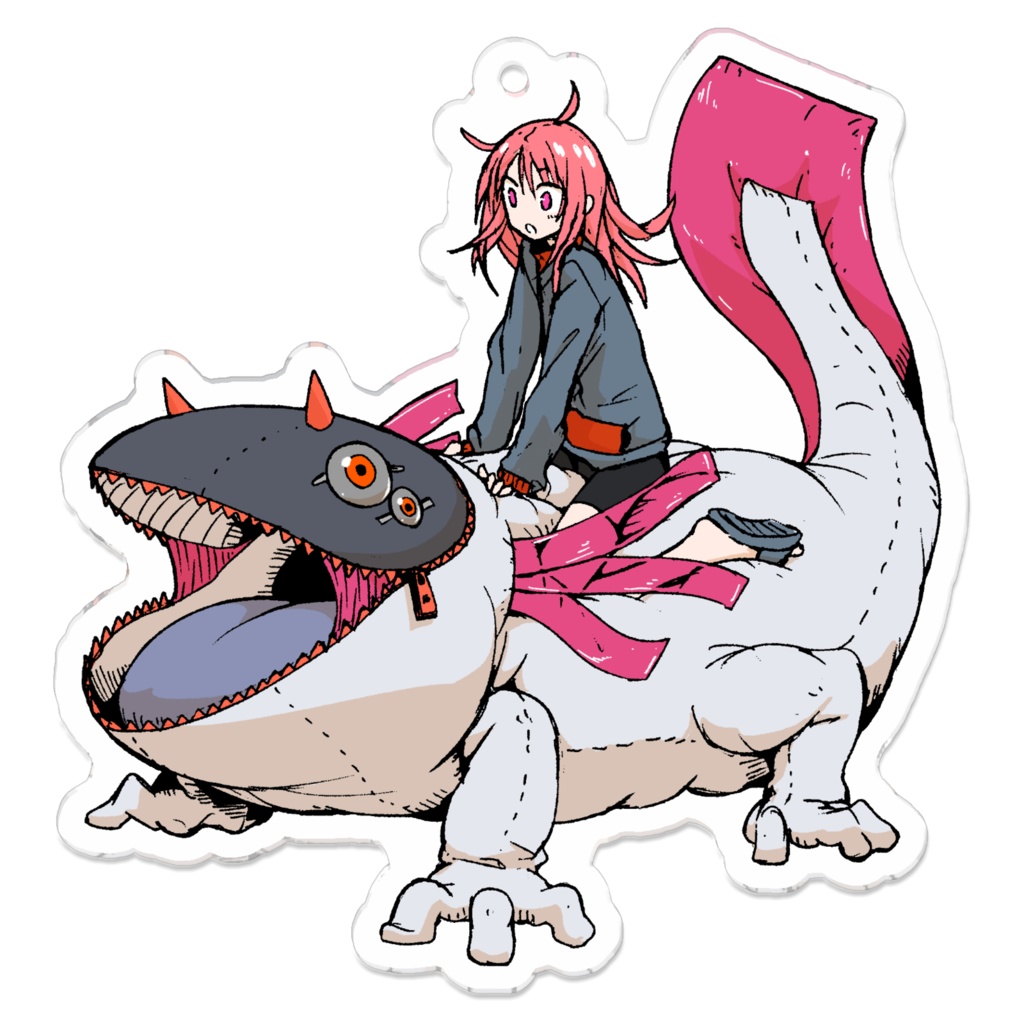 「ガールミーツ怪獣」アクリルキーホルダー