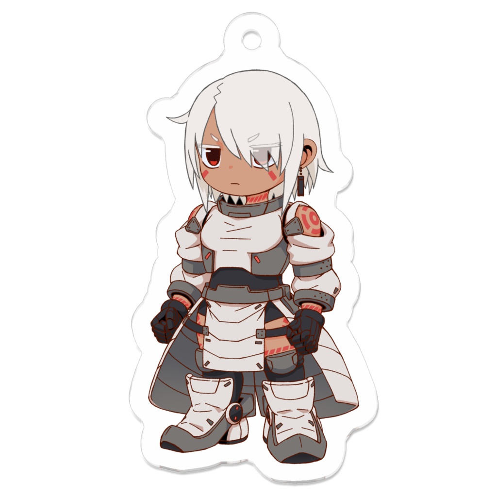 「マル」(ちびキャラver)【アクリルキーホルダー/acrylic keychain】