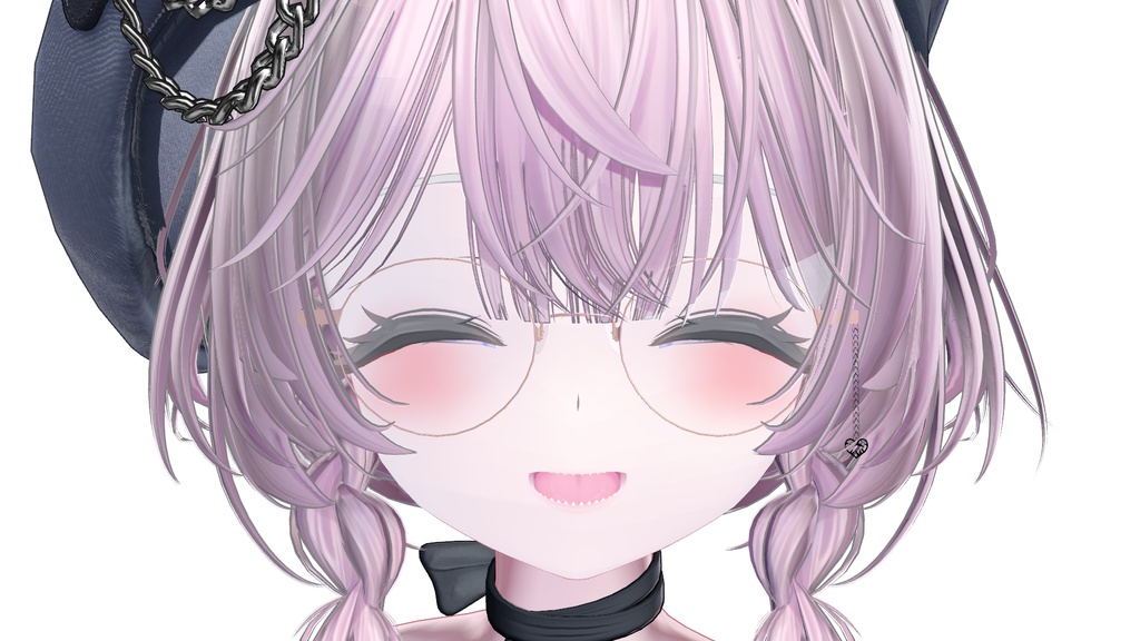 3Dモデル ハートの眼鏡